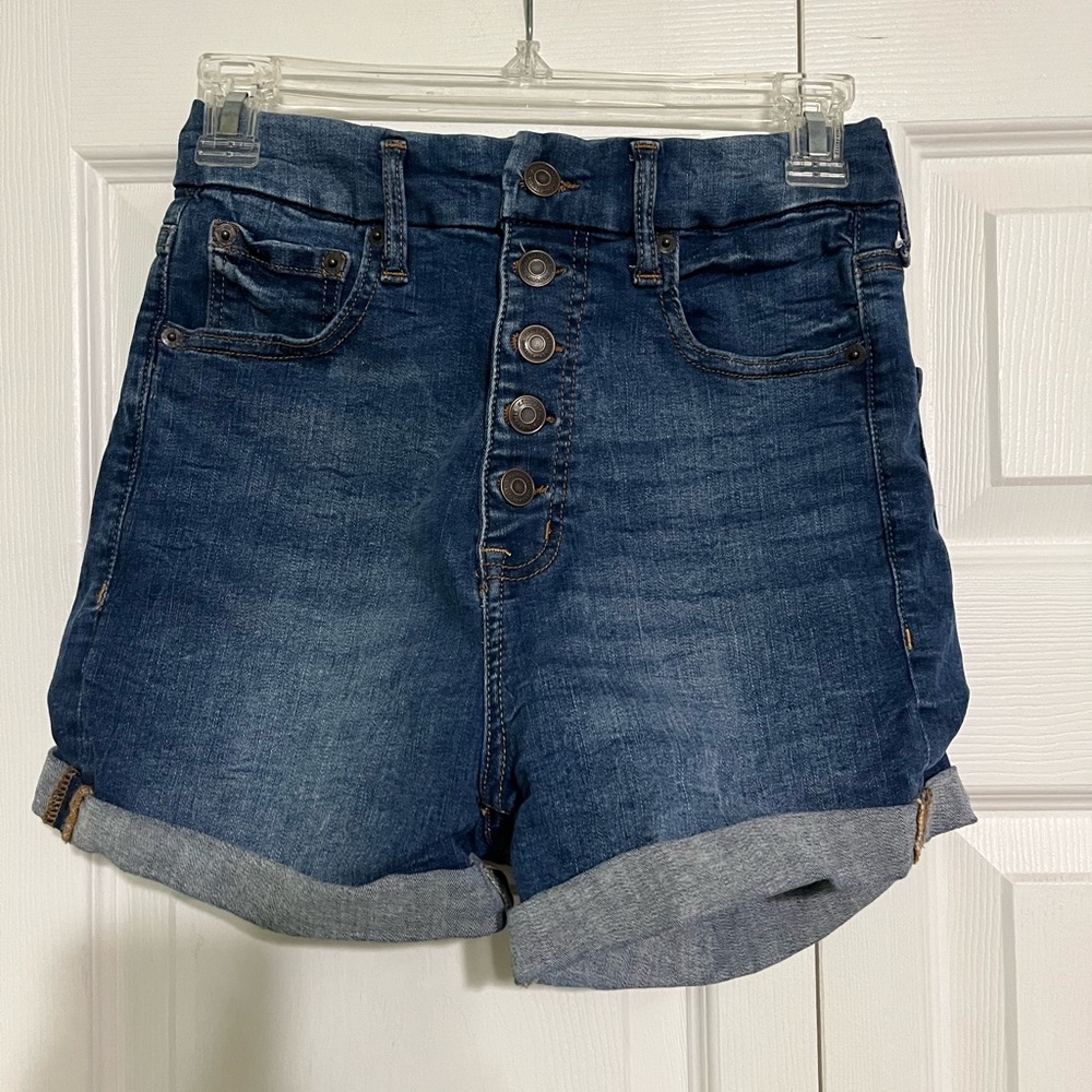 High Rise Jean Short